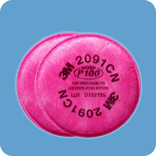 3M2091高效粉尘滤棉(P100)